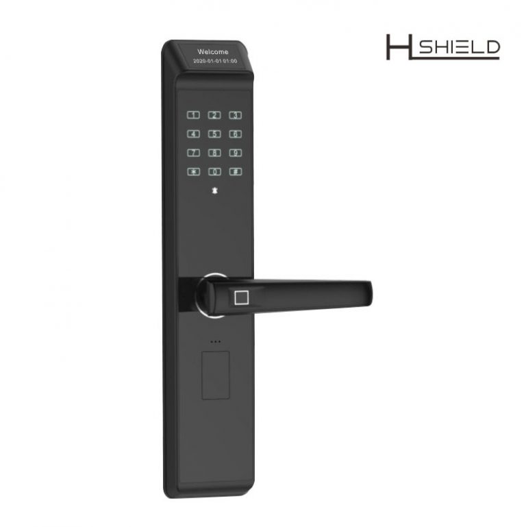 Residential Security Fingerprint Door Lock Big Screen Home Shield