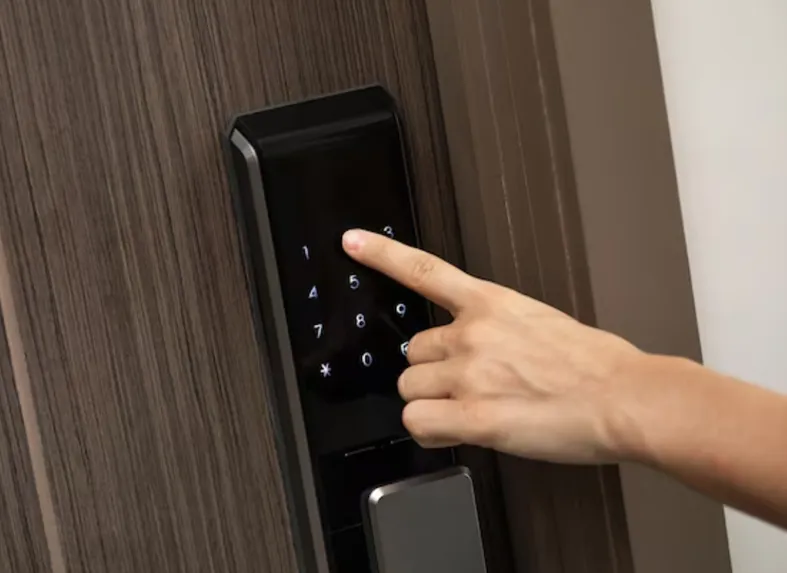 digital password door