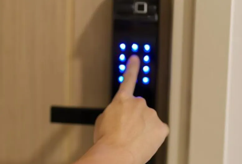 digital password door